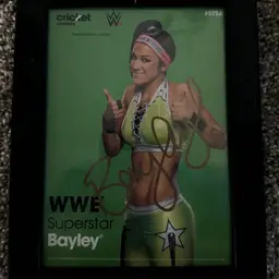 Bayley Autographed Picture