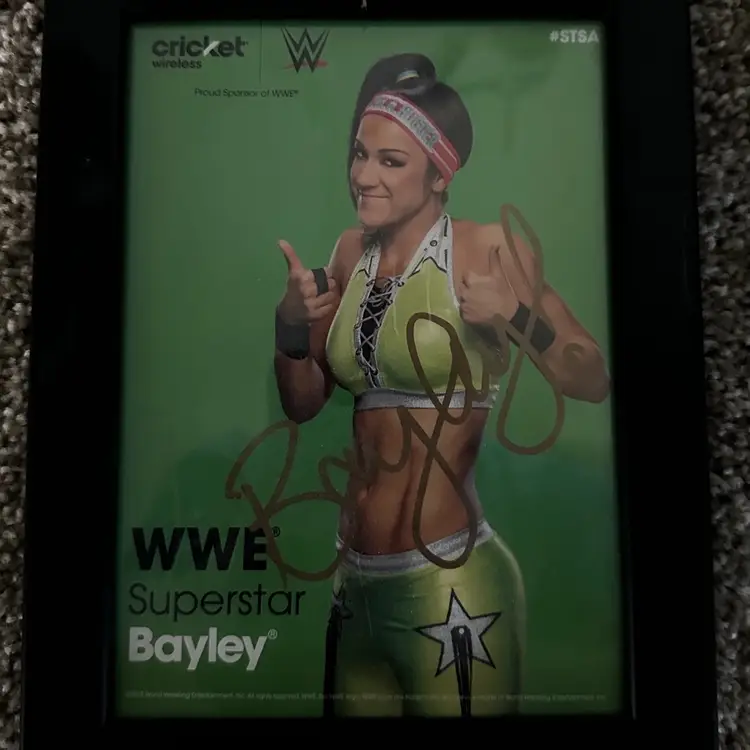 Bayley Autographed Picture