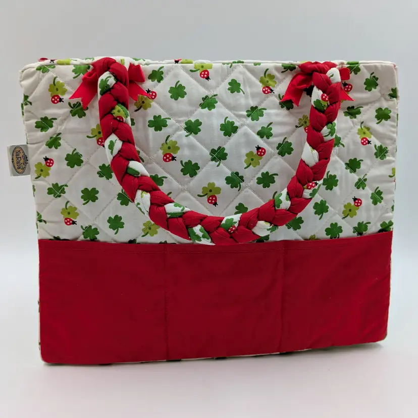 Ladybug & Shamrock Print Naraya Bag Medium