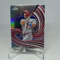 2024 topps chrome strokes mike trout Angels