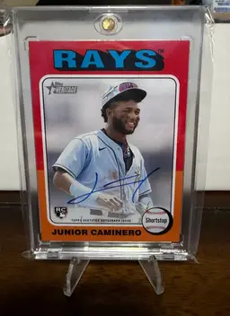 2024 Topps Heritage Junior Caminero Auto