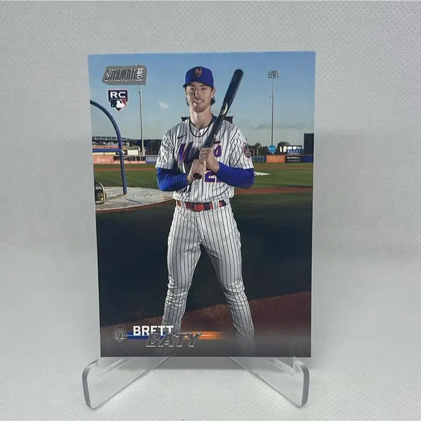2023 stadium club brett baty #137 New York Mets Rookie