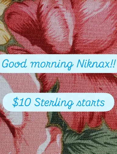 $10 Sterling Starts!