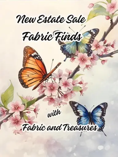Last Fabric Trim & Button Sale for Awhile - Over 500 Yards of New Estate Sale Finds