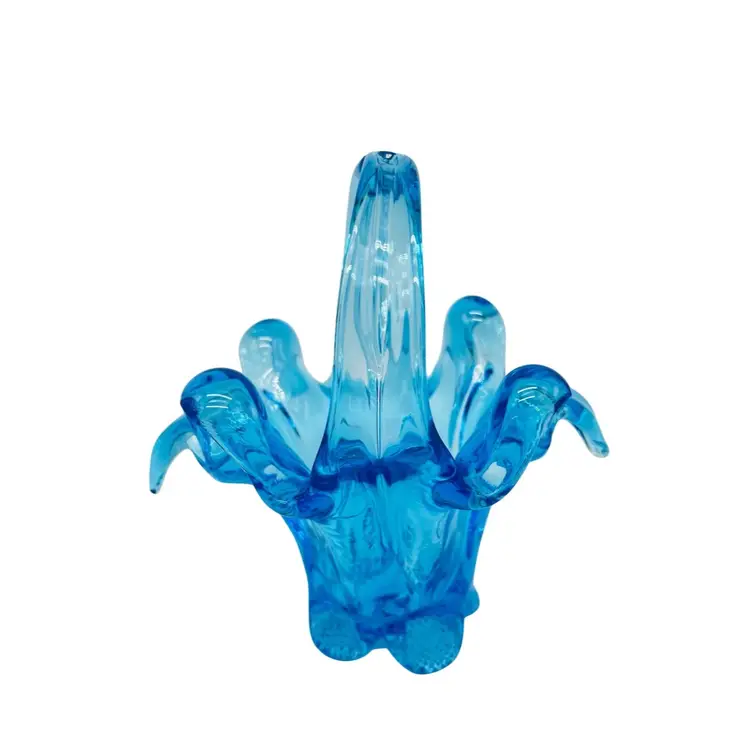 ART GLASS BASKETBy Chalet Glass Canada