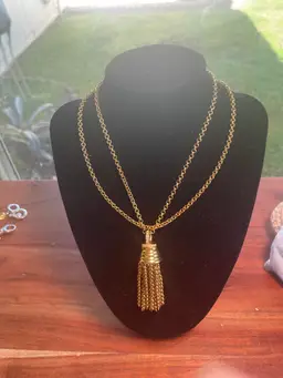 Vintage Joan Rivers Tassel Necklace