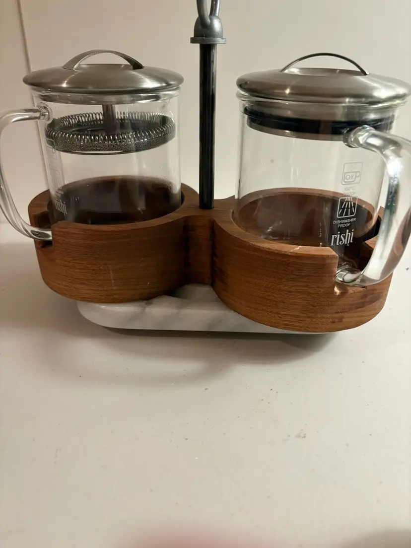 RISHI, TEA SET & PORTER, EBONY ON MAPLE