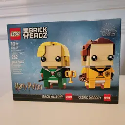 Lego Harry Potter Brickheadz 40617 - Draco Malfoy & Cedric Diggory, New & Sealed