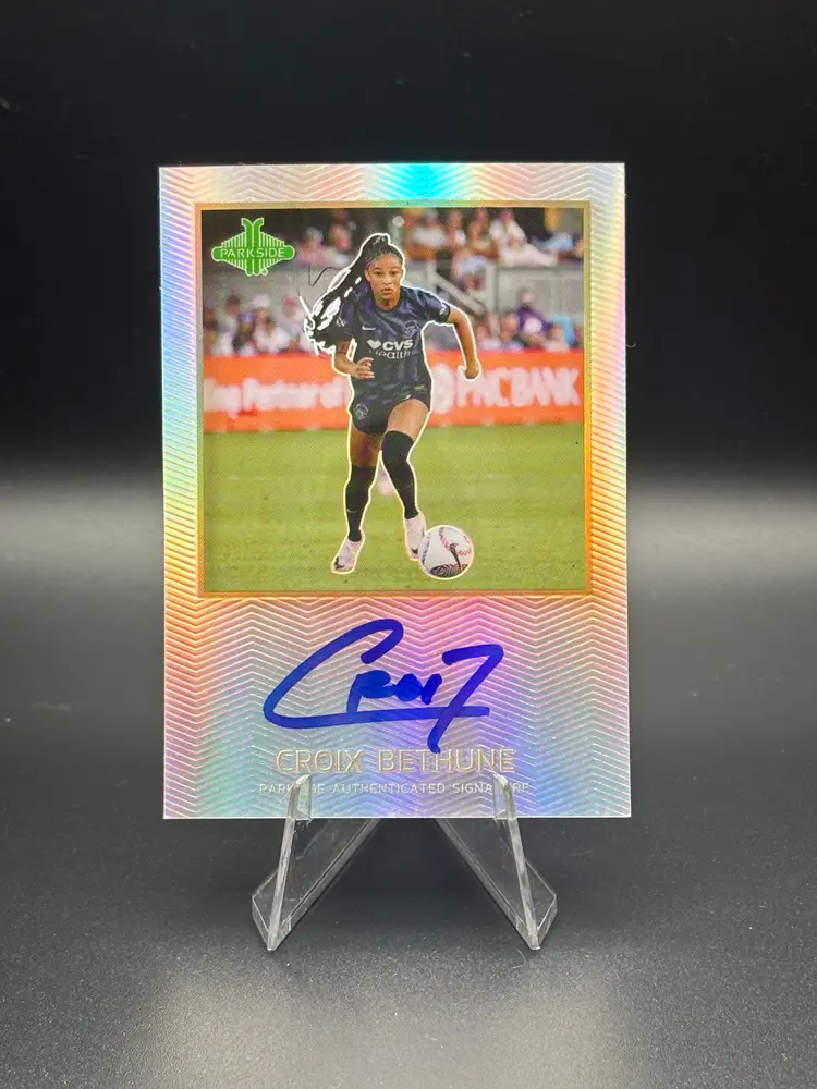 Croix Bethune 2024 Parkside Pacific Signature Series Washington Spirit Soccer Card