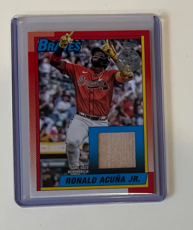 Ronald Acuna Jr. 1990 Topps Relic Atlanta Braves