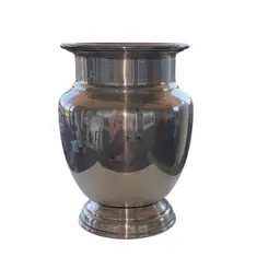 Restoration Hardware Silver Tone Vase
