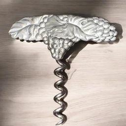 Pewter Corkscrew 1989 Seagull Canada Grapevine