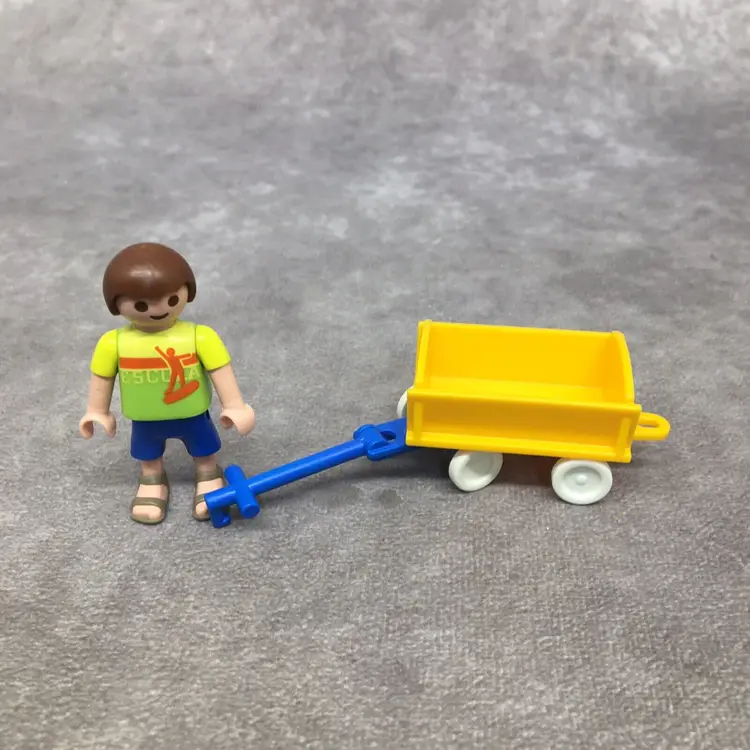 Playmobil Child & Wagon