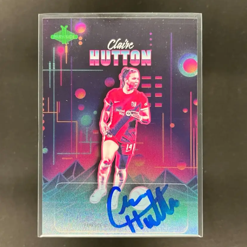 Claire Hutton 2024 Parkside NWSL Rookie Redemption Autograph /89 Soccer Card