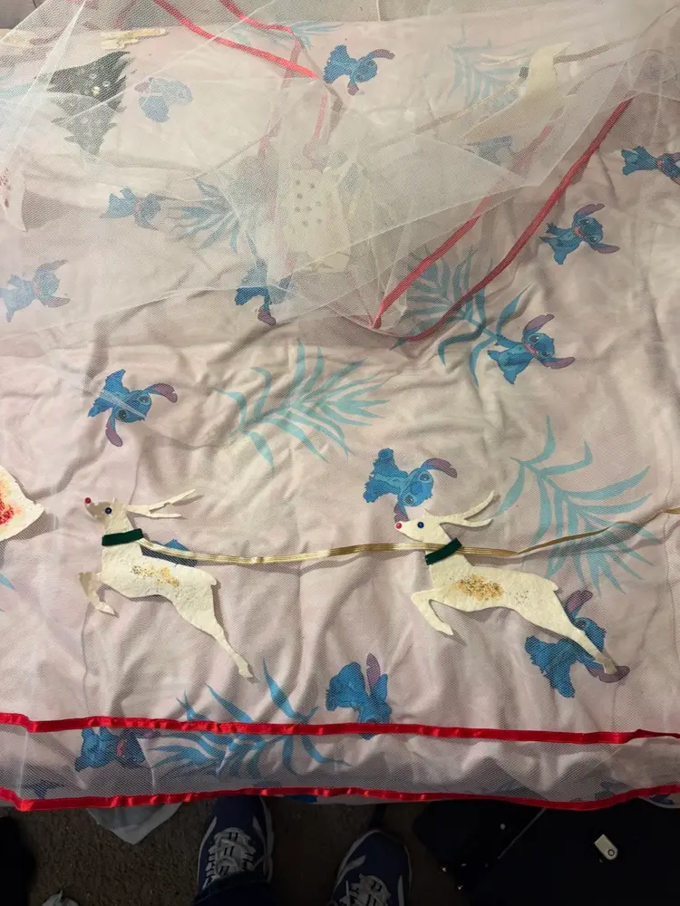 Transparent  Cloth To Put On Table Christmas 96” Long 69” Sides