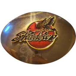 vintage Honda Shadow motorcycle belt buckl