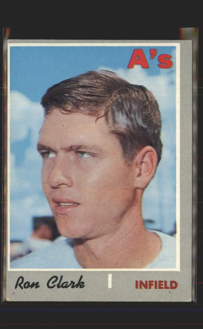Ron Clark 1970 Topps #531 - (pk6) - Oakland Athletics