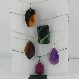 Five Gemstone Necklace lot