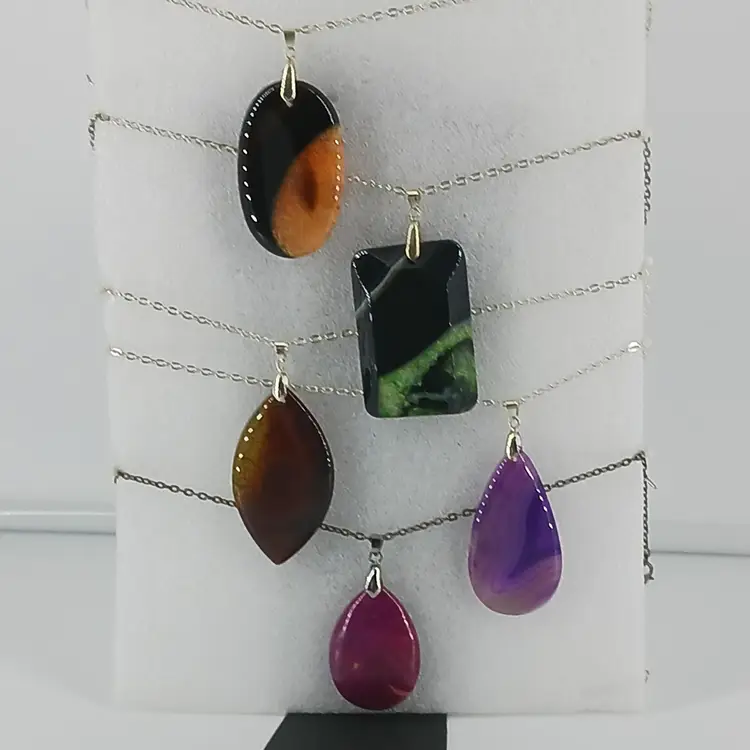 Five Gemstone Necklace lot