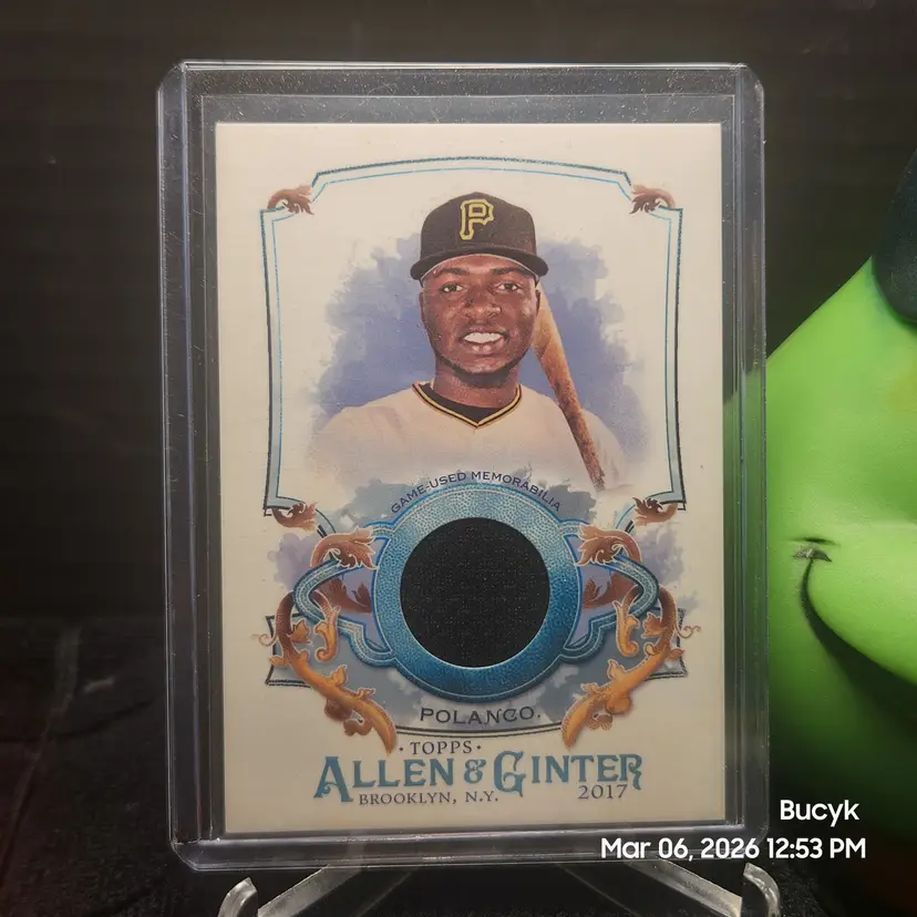 2017 Topps Allen & Ginter Relic - Gregory Polanco Pittsburgh Pirates