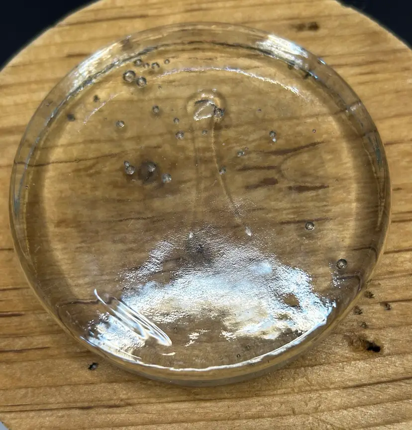 Round Art Glass 3 3/4 Inch Diameter Paperweight