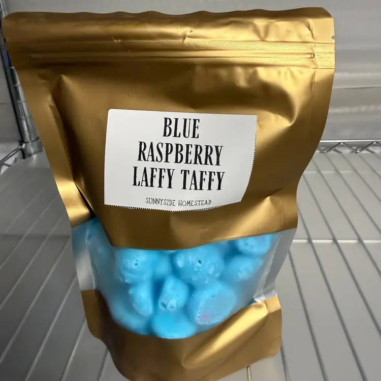 Freeze Dried Blue Raspberry Laffy Taffy