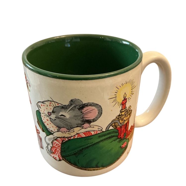 Potpourri Press Vintage 1989 Christmas Tree Mug