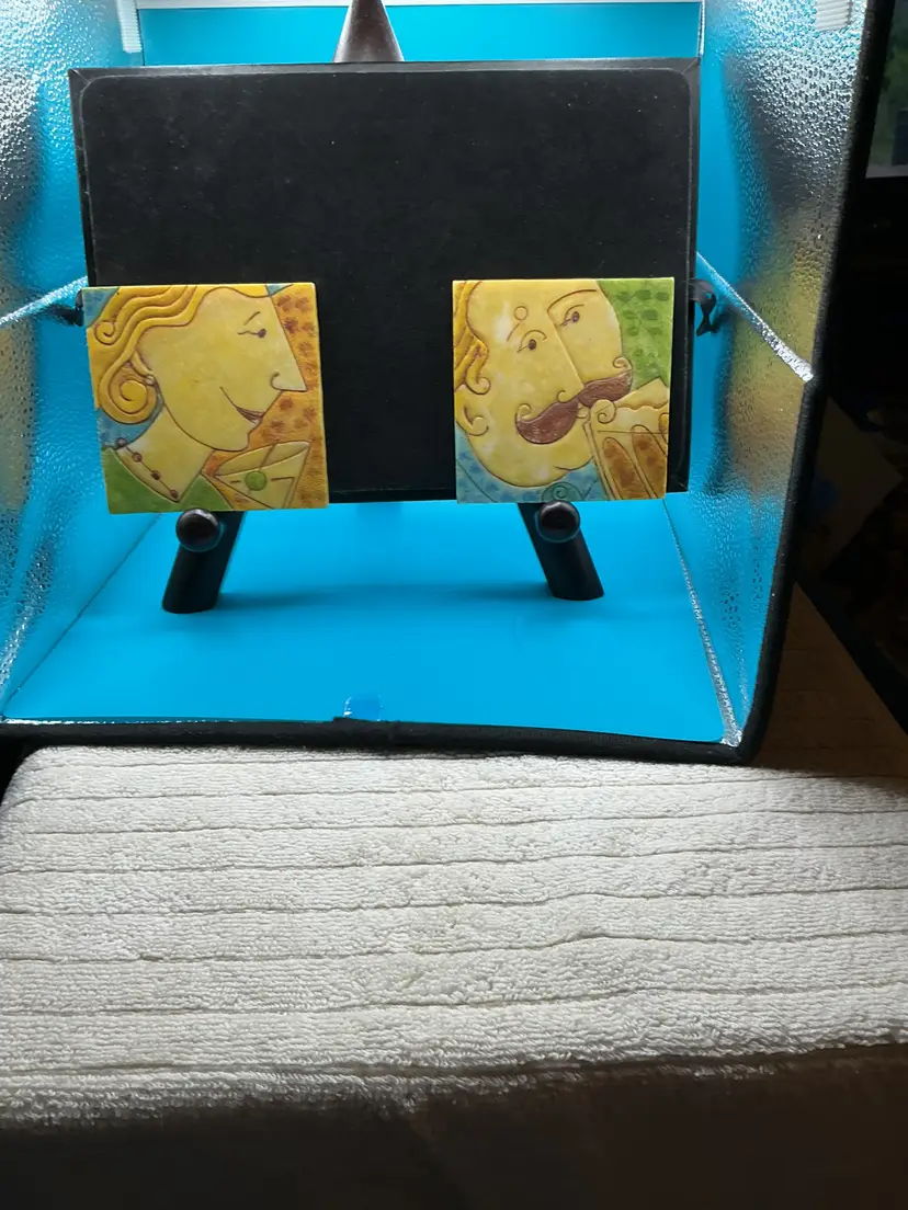 Vintage Picasso-style Coasters