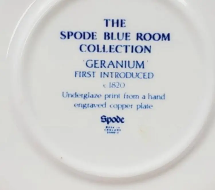Spode Blue Room Geranium Bowl