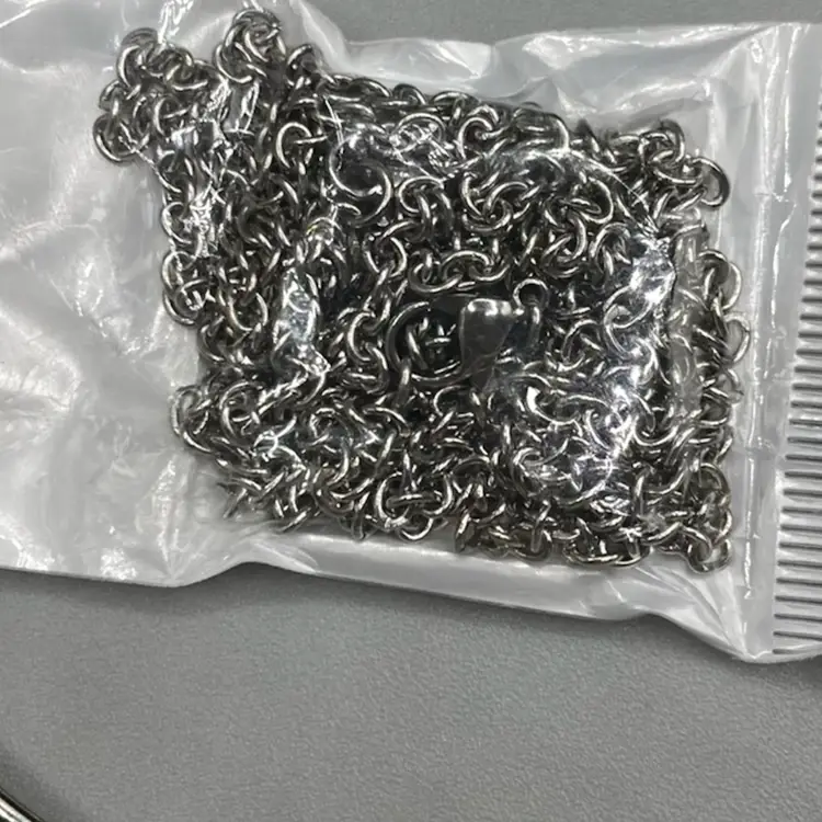 Stainless Steel Silver Color Key & Lock Couple Necklaces With Cz Set