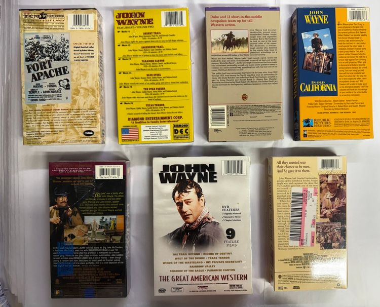 John Wayne VHS -7