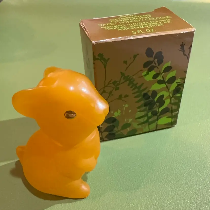 1970s Avon Charming Chipmunk Cologne Bottle