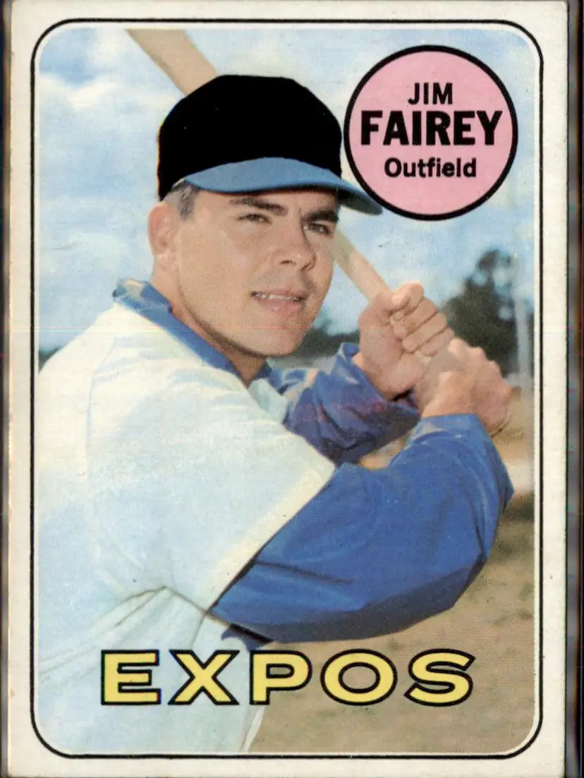 1969 Topps #117 Jim Fairey - (pk3) - Montreal Expos