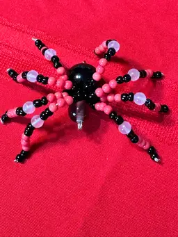 My First Christmas Spider Black Orange 3.5” Wide, Low Start
