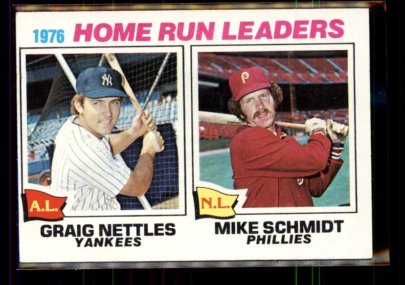 Graig Nettles/Mike Schmidt 1977 Topps #2 - (144) - New York Yankees/Philadelphia Phillies