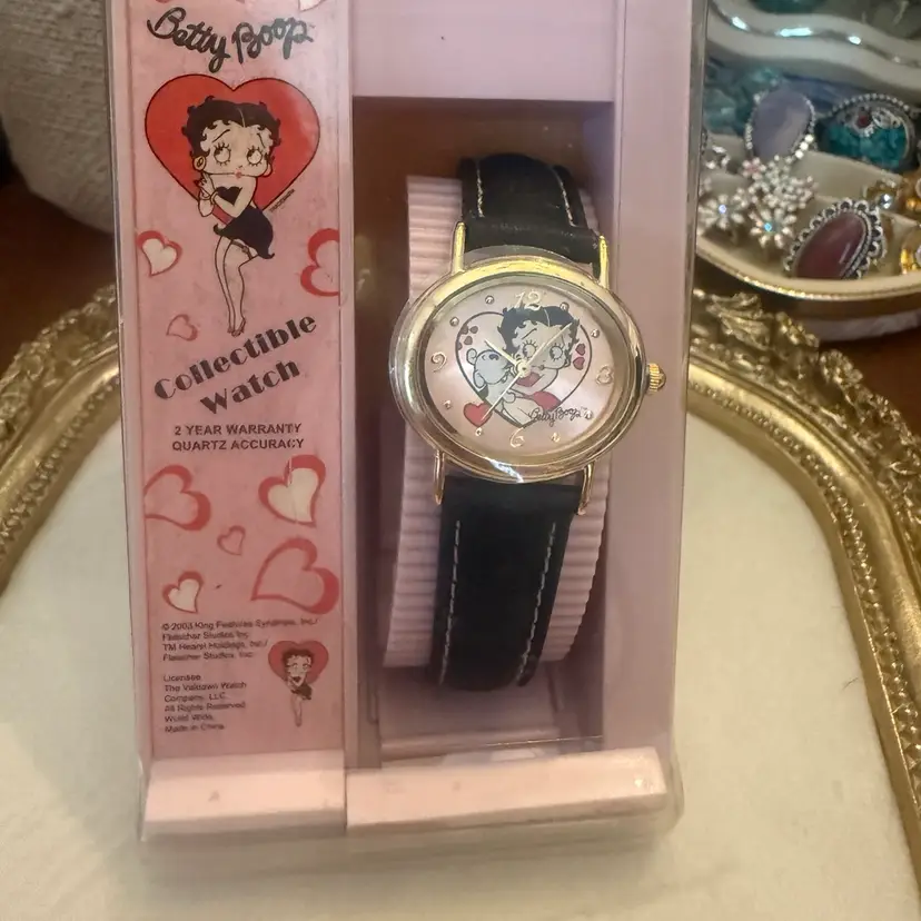 New In Box Betty Boop Watch Comes With New Battery