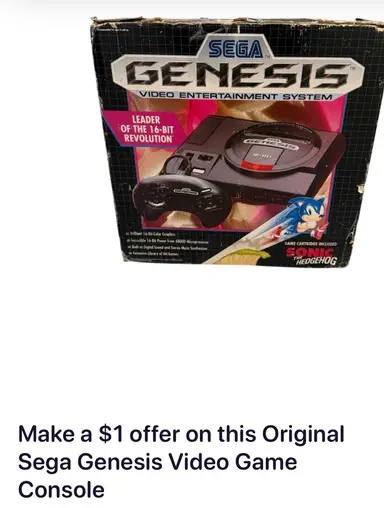 Sega Genesis $1 Giveaway! $1 Blowout Star Wars, Toys, Video Games, Comics, Etc 