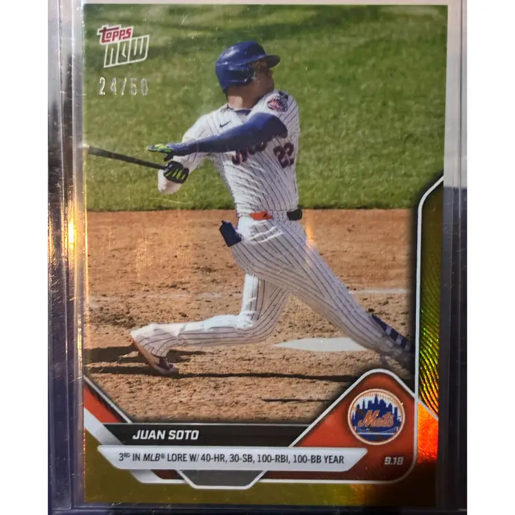 Juan Soto Topps Now /50
New York Mets