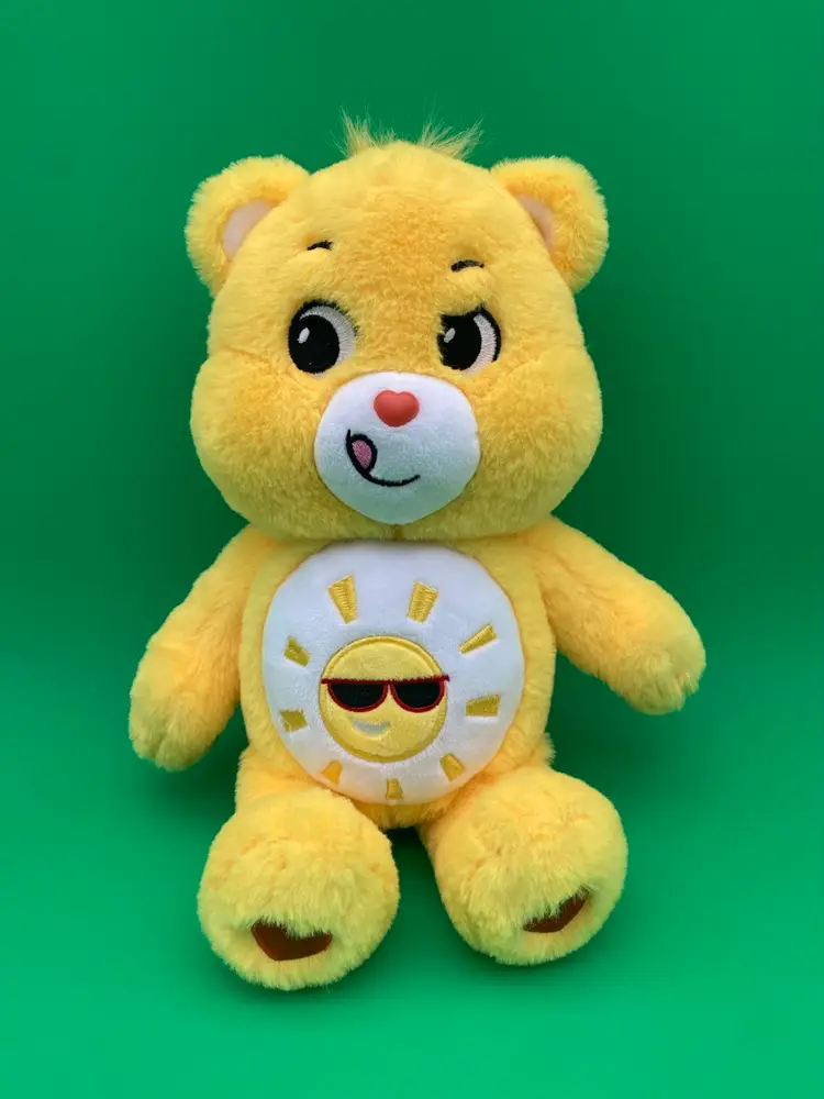 Care Bears Yellow Funshine Bear 14" Stuffed Animal Plush - 2020 Basic Fun