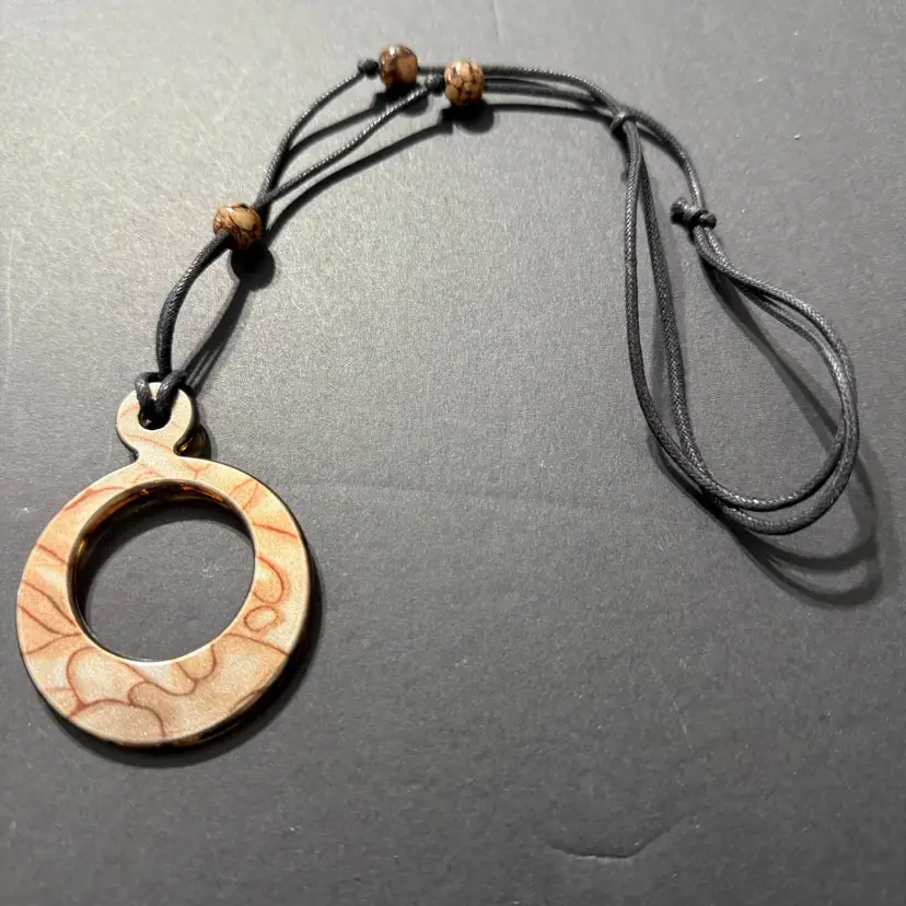 Corded Necklace With Charm