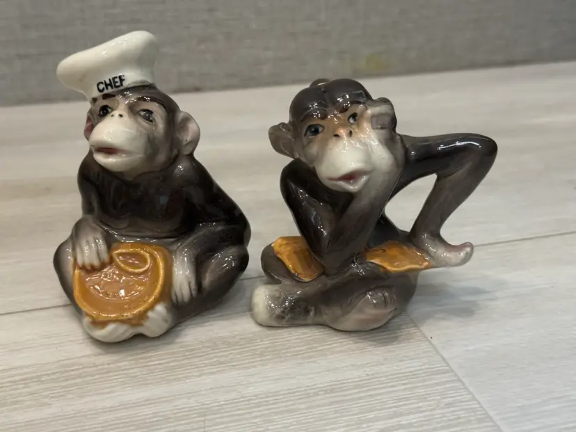 Monkey Ceramics Salt Pepper Shaker
