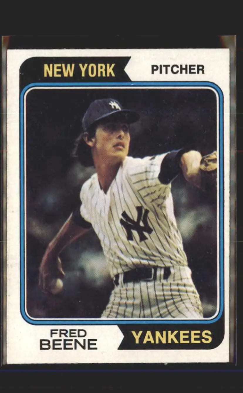 1974 Topps #274 Fred Beene - (pk5) - New York Yankees