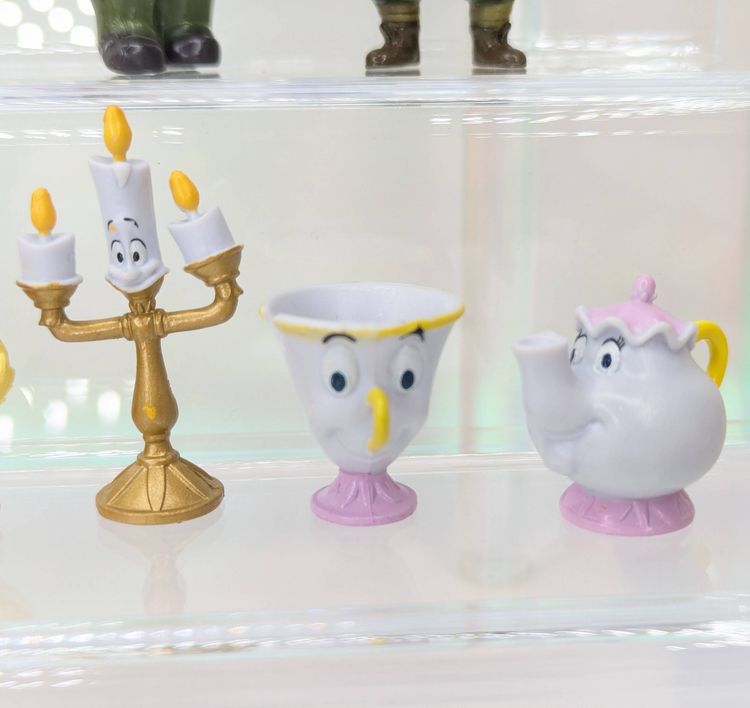 Beauty And the Beast Figure Play Set of 12 Disney PVC Belle Gaston Lumiere Cogsworth Maurice Lefou Chip +