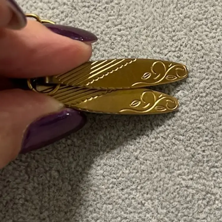 Lot Of 3 Gold Tone Sweater Clips