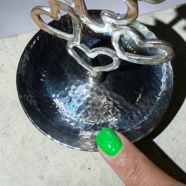 SIGNED BY Michael ARAM Ring Holder Trinket Dish Jewelry Earrings Display