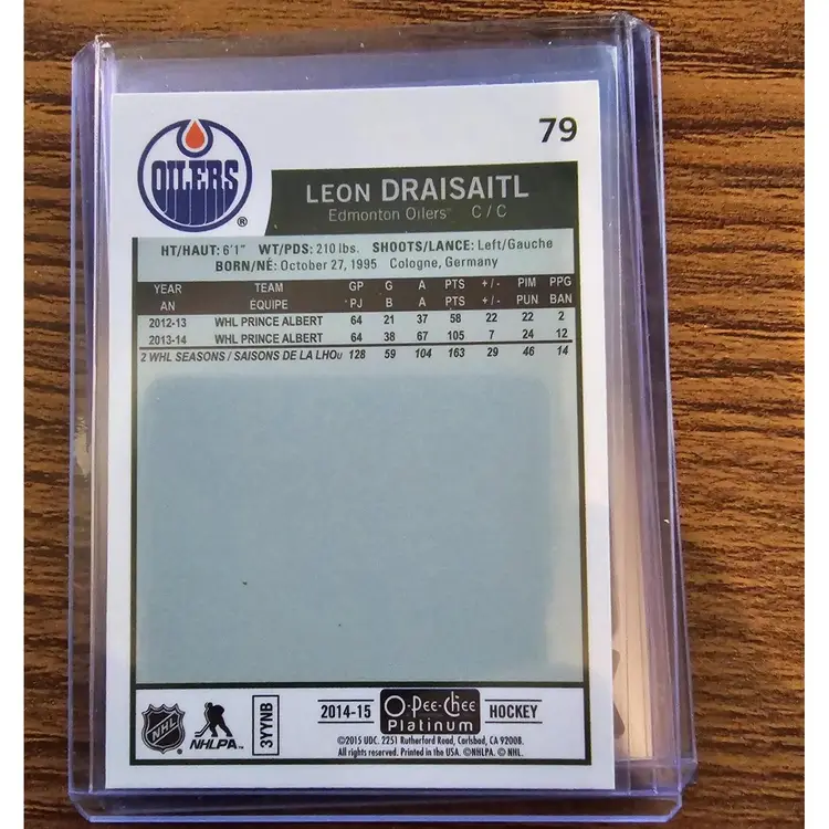 Leon Draisaitl Rookie