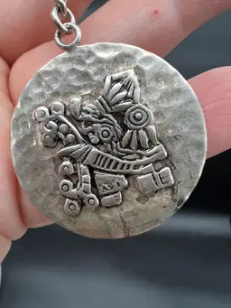 Sterling Silver 925 Peruvian Keychain Holder