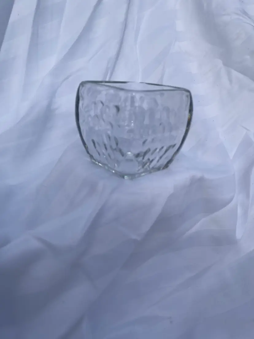 Partylite Square Glass Candle Holder