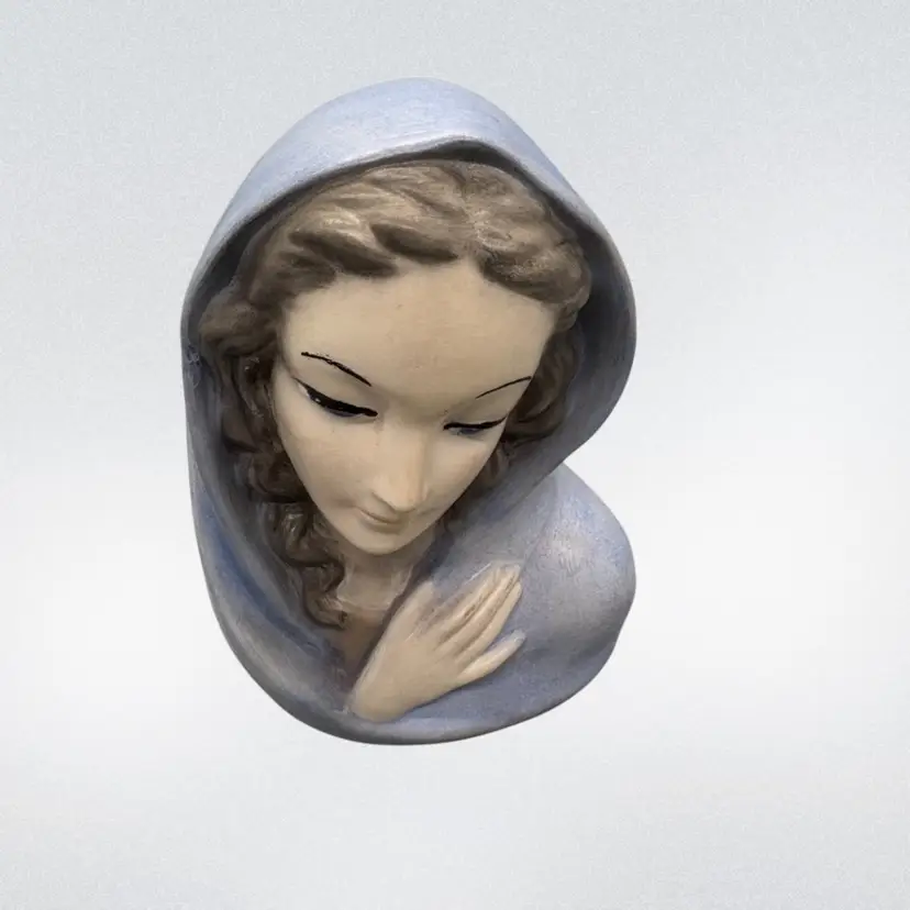 35 Virgin Mary Head Vase