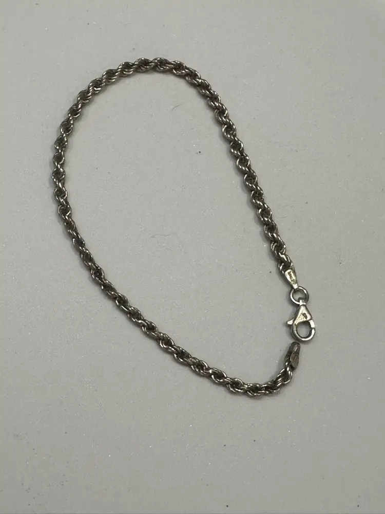 Sterling Silver 925 Italy Chain Bracelet